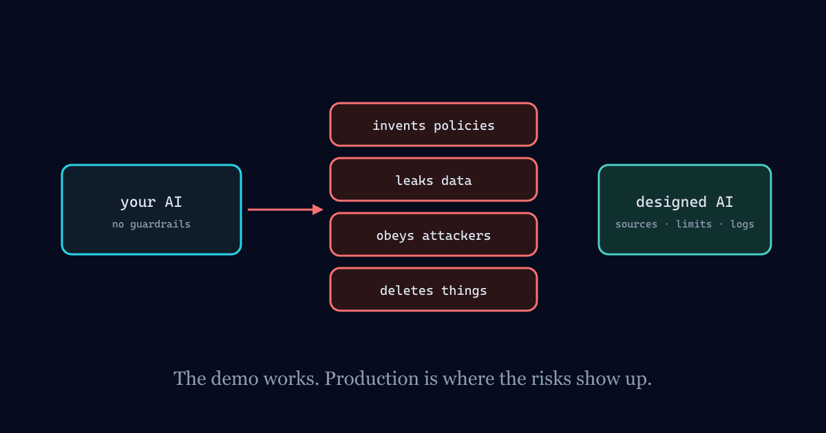Illustration for: The Real Risks of Doing AI Without Professionals (What the Demo Doesn't Show You)